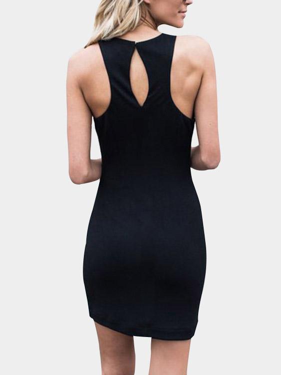 NEW FEELING Womens Black Mini Dresses