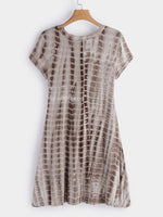 NEW FEELING Womens Brown Casual Dresses