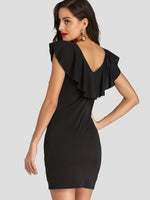 ODM Ladies Short Sleeve Mini Dresses
