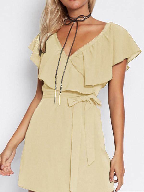 Custom Yellow Gown Dress