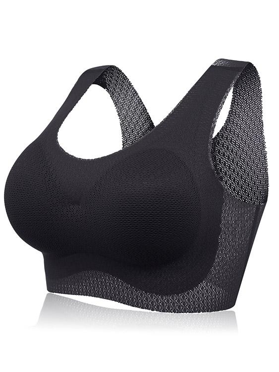 Wholesale Plus Size Breathable Sports Shockproof Wireless Bra