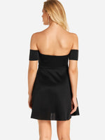 NEW FEELING Womens Black Mini Dresses