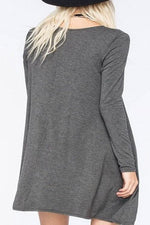 NEW FEELING Womens Grey Mini Dresses