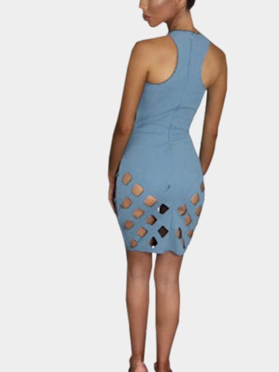 NEW FEELING Womens Blue Mini Dresses