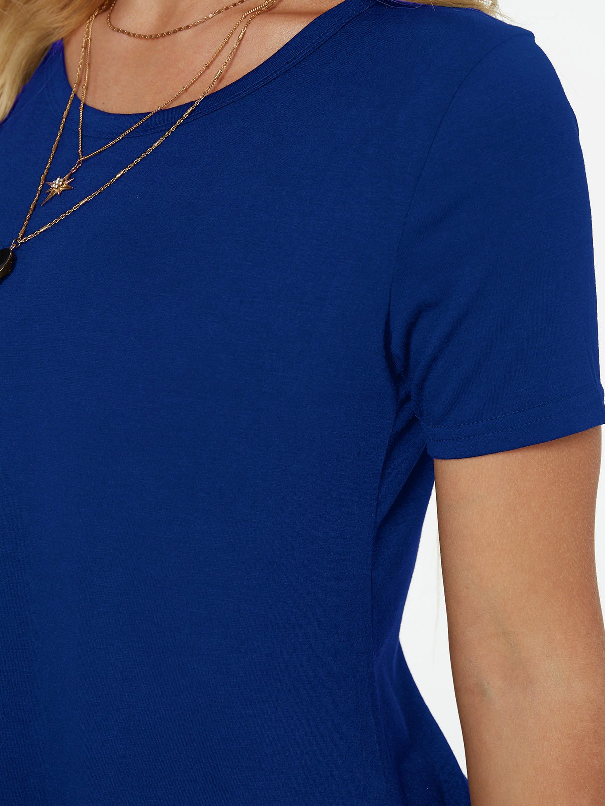 OEM Ladies Blue T-Shirts