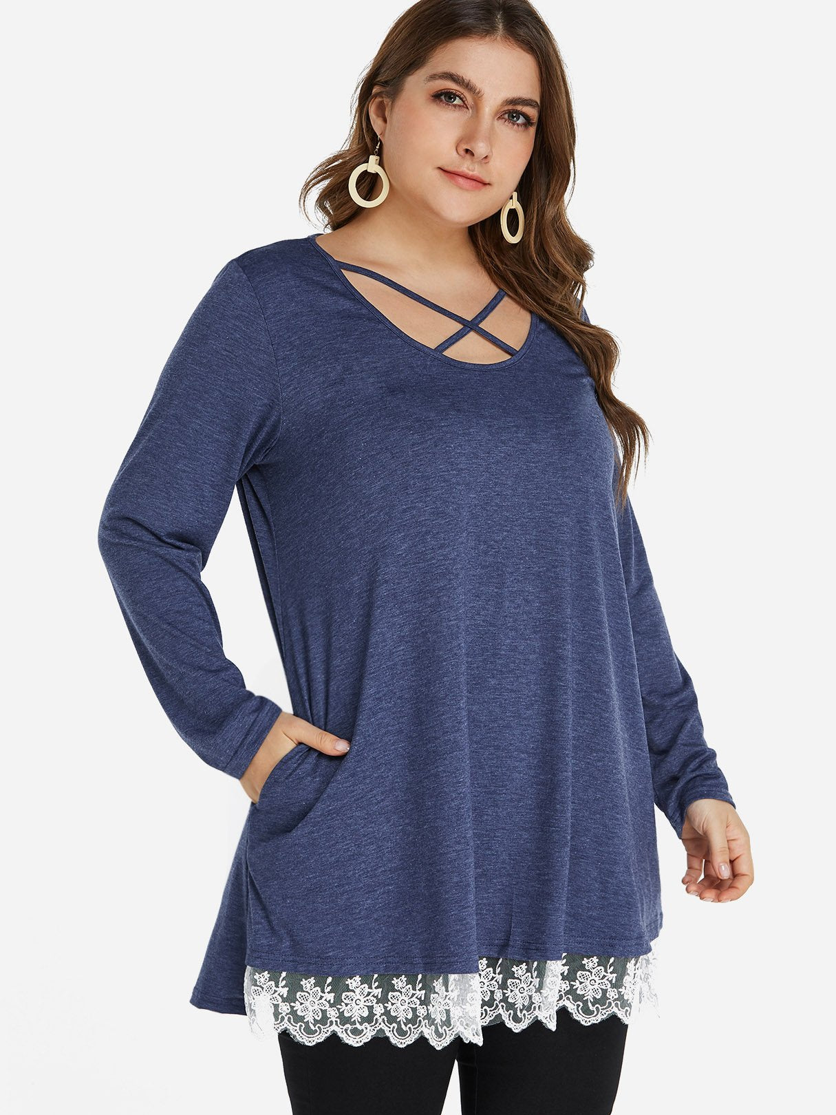 Custom Womens Plus Size White Tops
