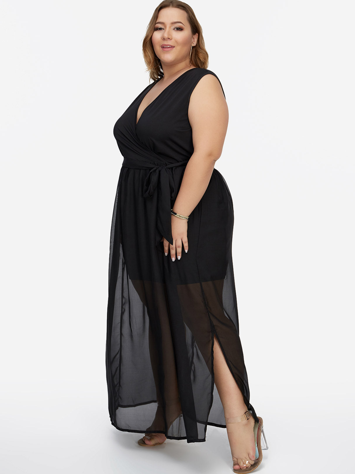 OEM Ladies Black Plus Size Dresses