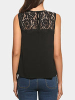 NEW FEELING Womens Black Camis