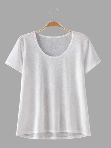 Wholesale Round Neck Short Sleeve Fashion T-Shirt