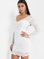 OEM Ladies White Mini Dresses