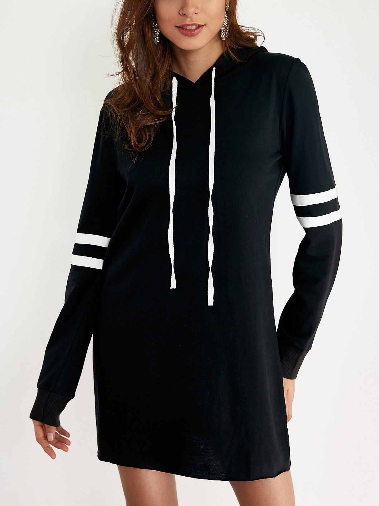 OEM Ladies Black Shirt Dresses