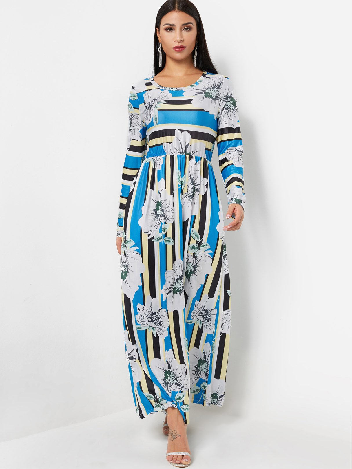 OEM ODM Ladies Grey Maxi Dresses