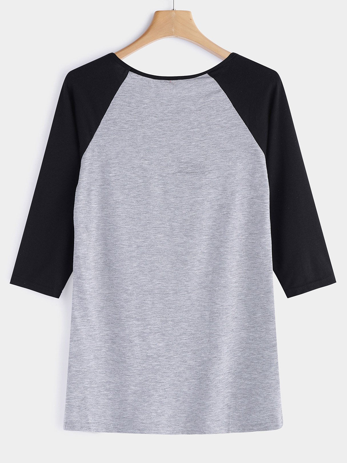 NEW FEELING Womens Black T-Shirts