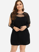 OEM Ladies Black Plus Size Dresses