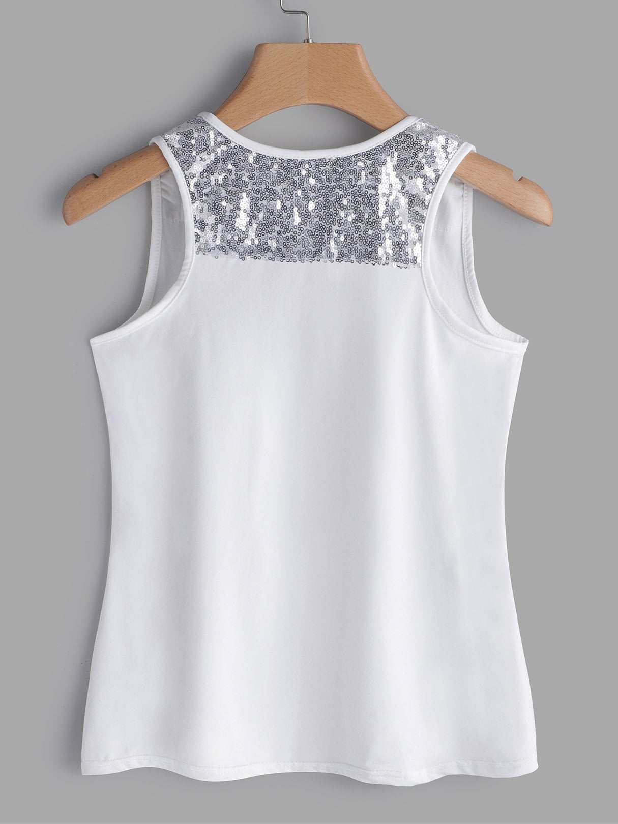 NEW FEELING Womens White Camis