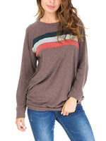 Wholesale Pullover Long Sleeve Coffee T-Shirts