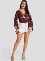 ODM Ladies Long Sleeve Blouses