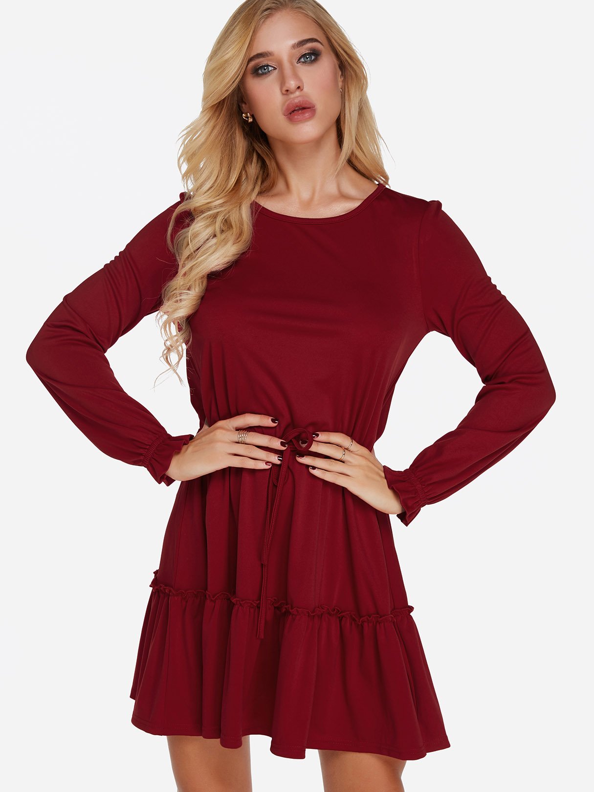 OEM ODM Womens Long Sleeve Casual Dresses