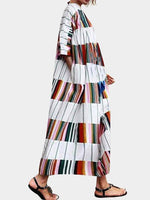 OEM Ladies Color Block Casual Dresses