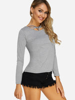 OEM Ladies Grey T-Shirts