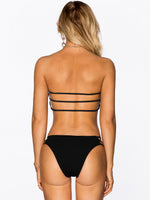 NEW FEELING Womens Black Bikinis