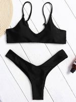 Black Wrap Around Bikinis
