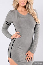 ODM Ladies Long Sleeve Casual Dress