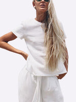 OEM Ladies White T-Shirts
