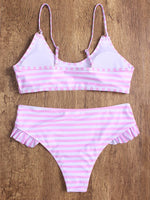 NEW FEELING Womens Pink Bikinis