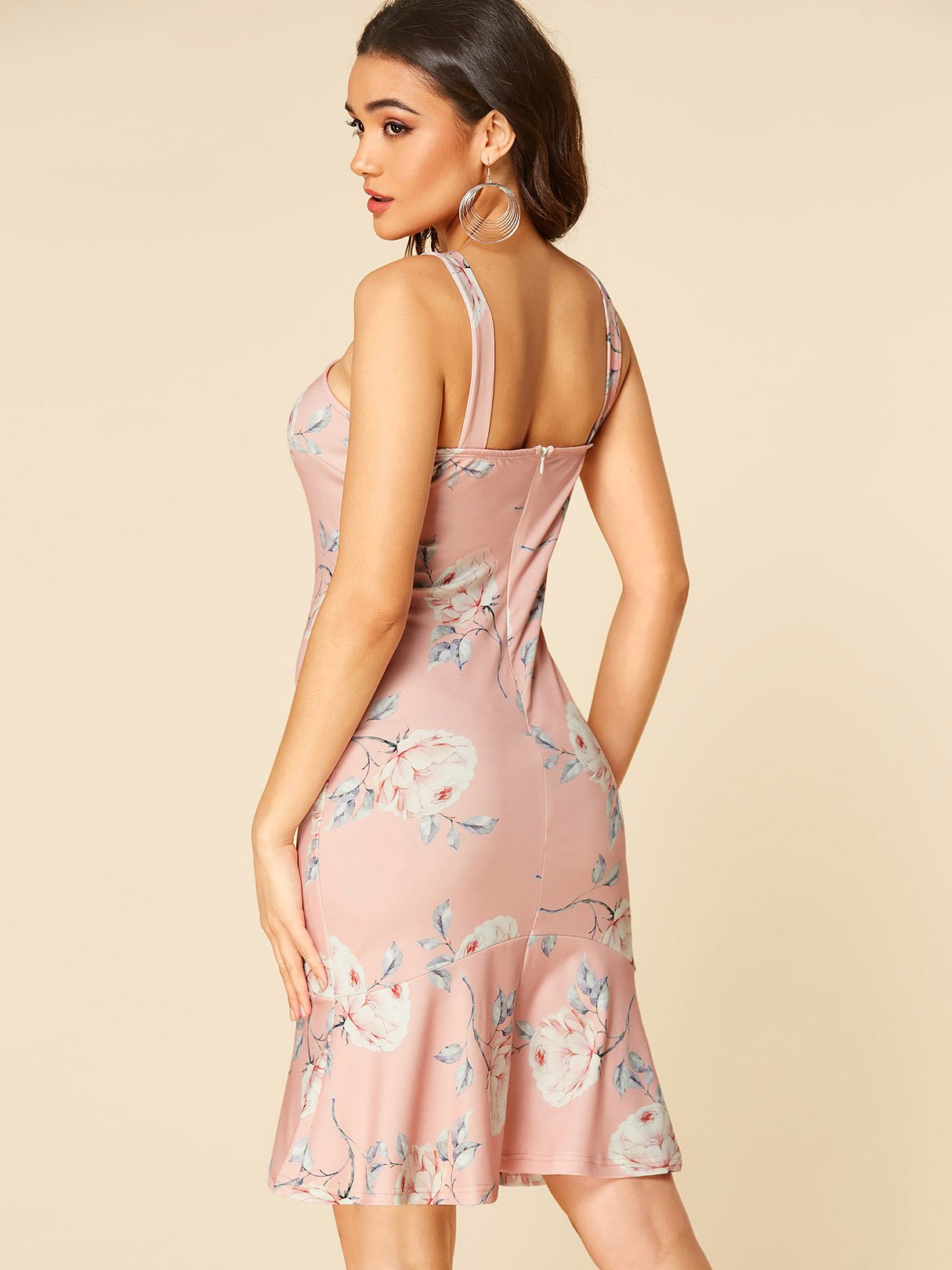 Custom Womens Floral Print Dresses