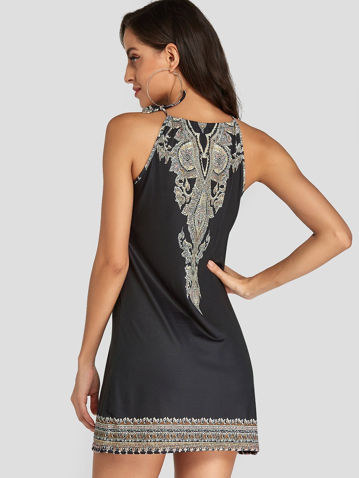 ODM Ladies Sleeveless Casual Dress