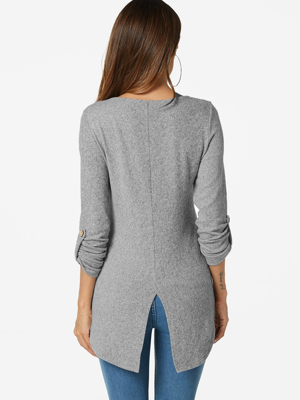 NEW FEELING Womens Grey T-Shirts