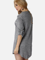 Custom Womens Long Sleeve Casual Dresses