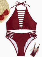OEM ODM Ladies Blue Bikinis