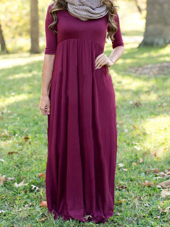ODM Ladies Half Sleeve Sexy Dress