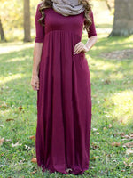 ODM Ladies Half Sleeve Sexy Dress