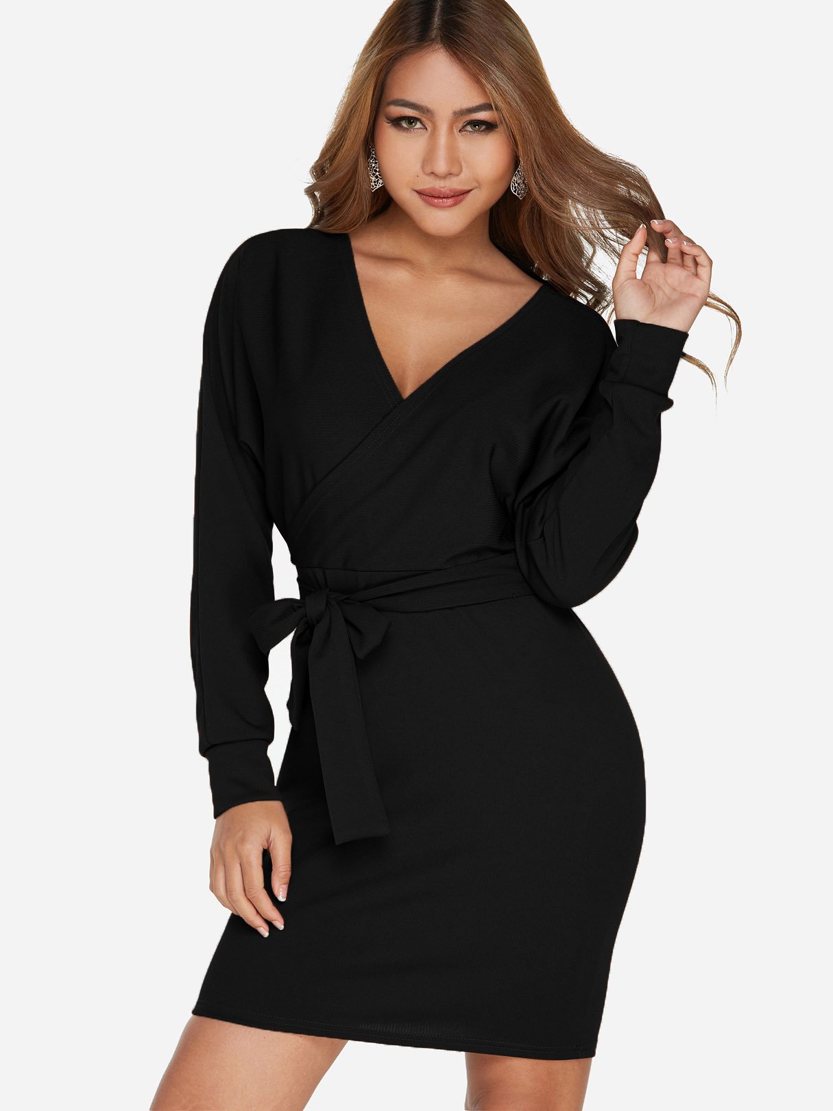 Custom Ladies V-Neck Dresses