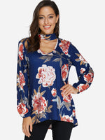 Custom Womens Floral Print Blouses