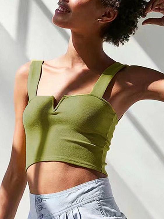 OEM Ladies Green Camis