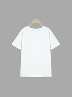 NEW FEELING Womens White T-Shirts