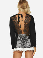 NEW FEELING Womens Black T-Shirts