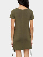 NEW FEELING Womens Army Green Casual Dresses
