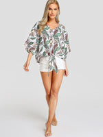 NEW FEELING Womens White Blouses