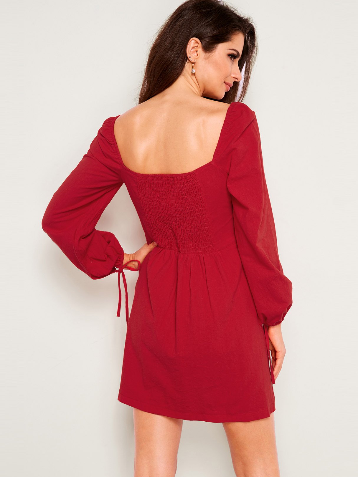 NEW FEELING Womens Red Mini Dresses