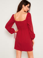 NEW FEELING Womens Red Mini Dresses