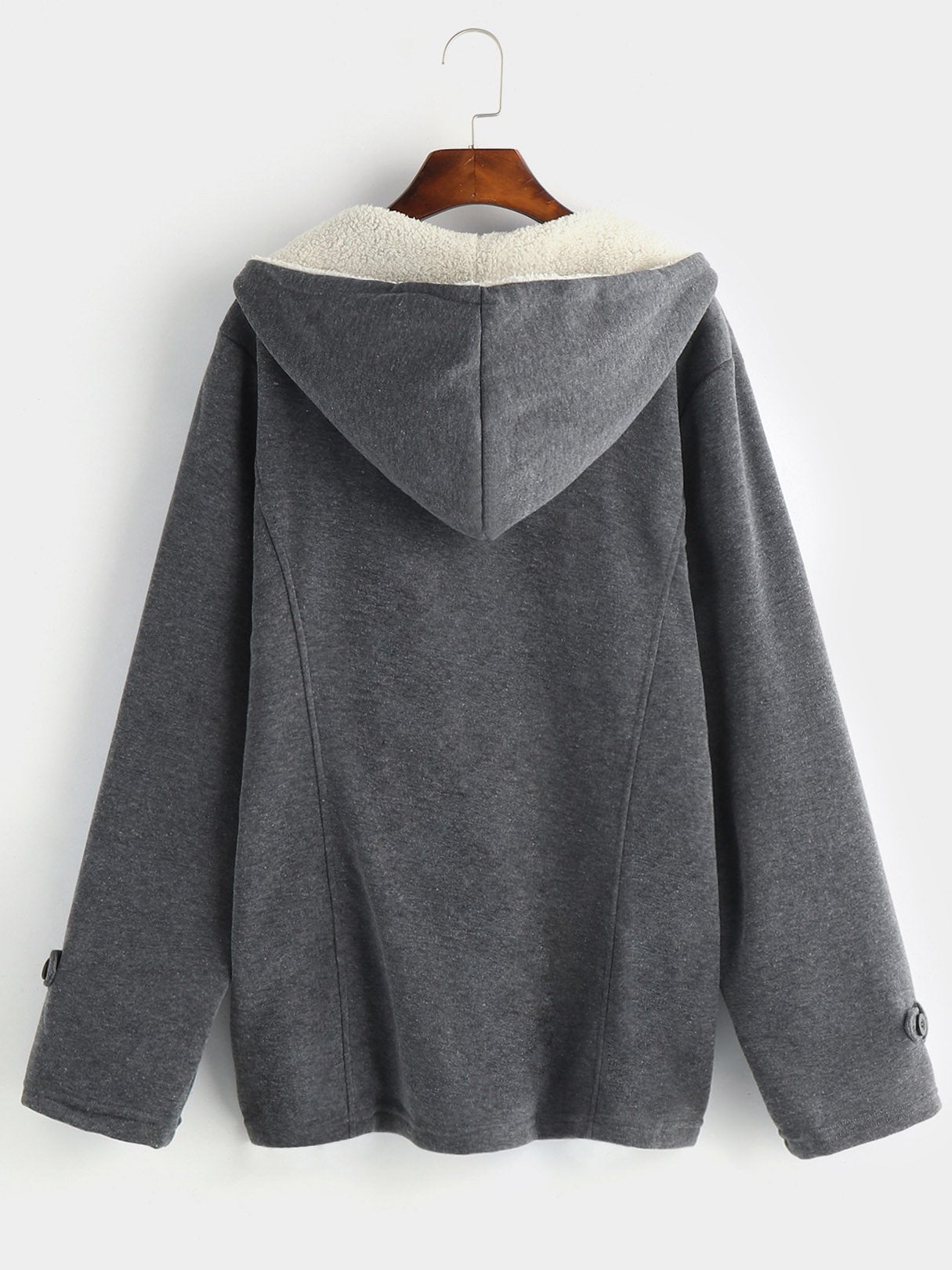 NEW FEELING Womens Grey Plus Size Coats & Jackets