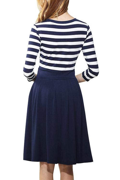 OEM ODM Womens 3/4 Sleeve Midi Dress