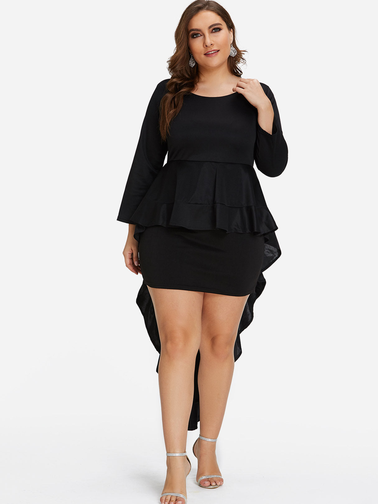 OEM ODM Womens Long Sleeve Plus Size Dress