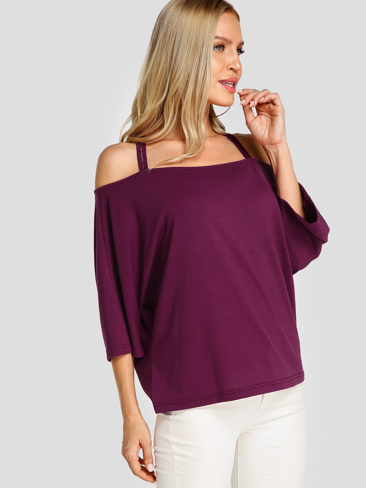 OEM Ladies Purple T-Shirts