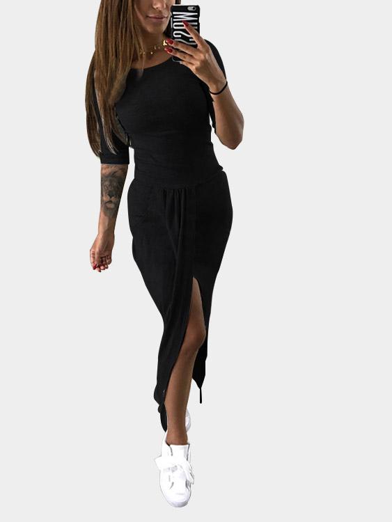 Custom Womens Long Sleeve Casual Dresses